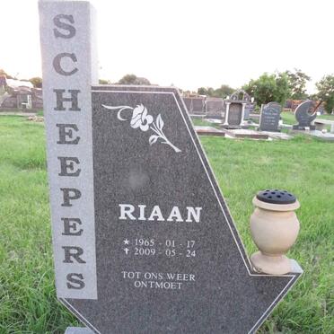 SCHEEPERS Riaan 1965-2009