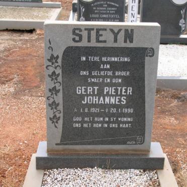 STEYN Gert Pieter Johannes 1921-1990