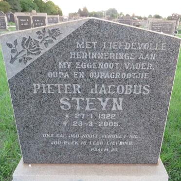 STEYN Pieter Jacobus 1922-2005