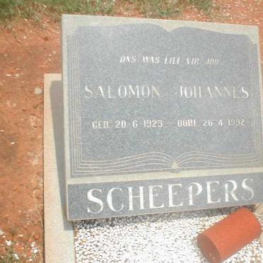 SCHEEPERS Salomon Johannes 1923-1992