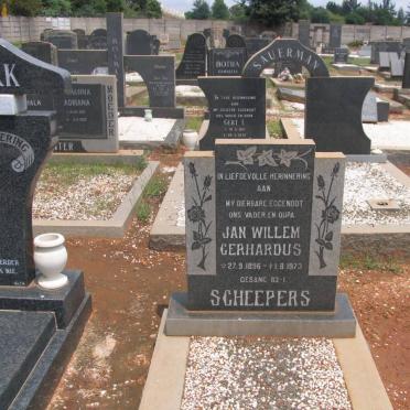 SCHEEPERS Jan Willem Gerhardus 1896-1973