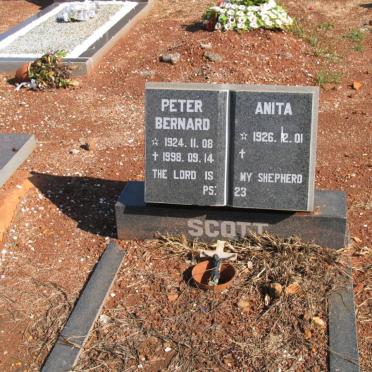 SCOTT Peter Bernard 1924-1998 &amp; Anita 1926-