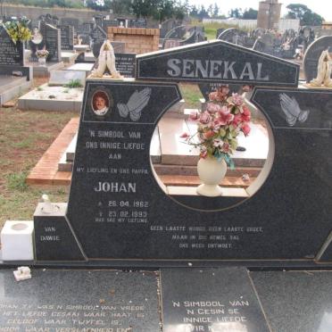 SENEKAL Johan 1962-1993