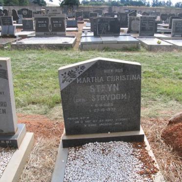 STEYN Martha Christina nee STRYDOM 1925-1977