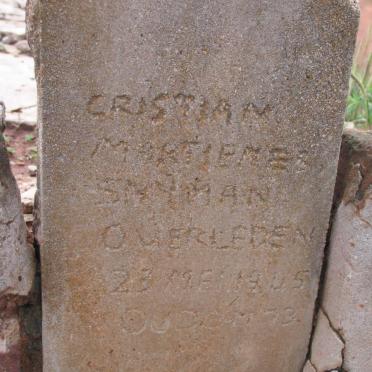 SNYMAN Christian M. -1945