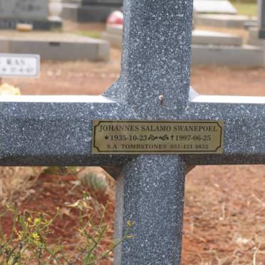 SWANEPOEL Johannes Salamo 1935-1997