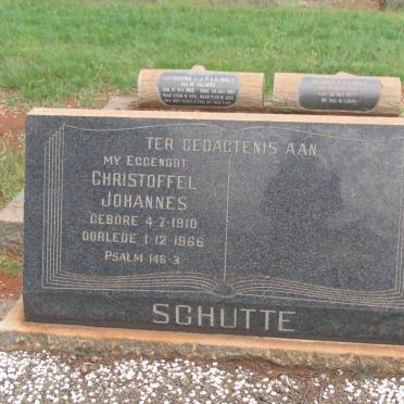 SCHUTTE Christoffel Johannes 1910-1966