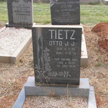 TIETZ Otto J.J. 1895-1978