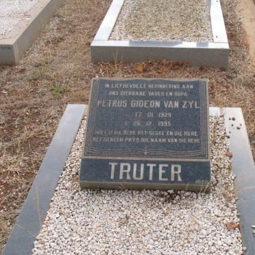 TRUTER Petrus Gideon van Zyl 1929-1995