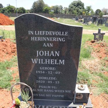 VISSER Johan Wilhelm 1954-2020