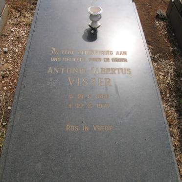 VISSER Antonie Albertus 1955-1977