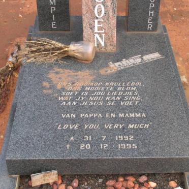 VILJOEN Ruan Christopher 1992-1995