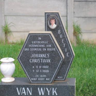 WYK Johannes Christiaan, van 1982-1988