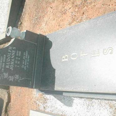 BOTES Rudolph Johannes 1942-1986