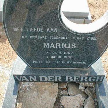 BERGH Marius, van der 1957-1992