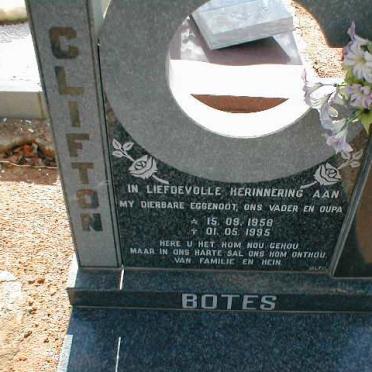 BOTES Clifton 1958-1995