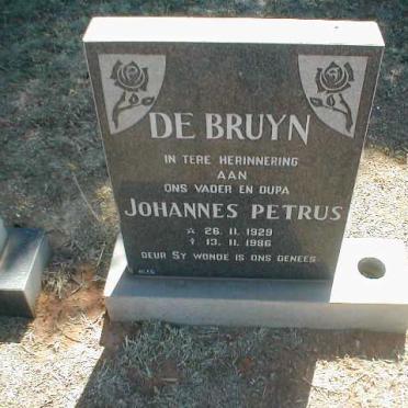 BRUYN Johannes Petrus, de 1929-1986