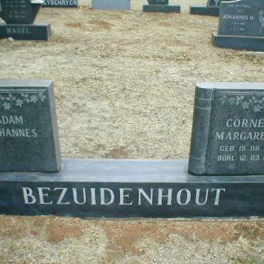BEZUIDENHOUT Adam Johannes  &amp; Cornelia Margaretha 1926-1985