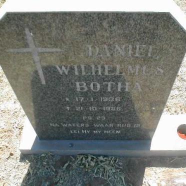 BOTHA Daniel Wilhelmus 1936-1986