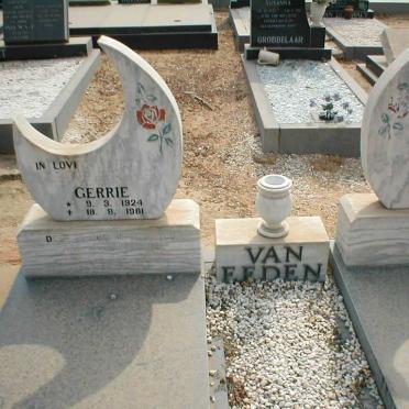 EEDEN Gerrie, van 1924-1981