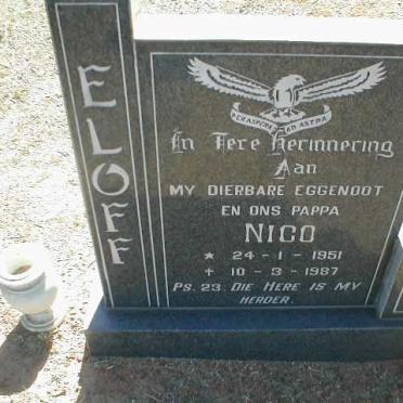 ELOFF Nico 1951-1987