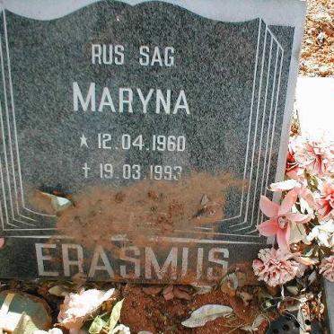 ERASMUS Maryna 1960-1993
