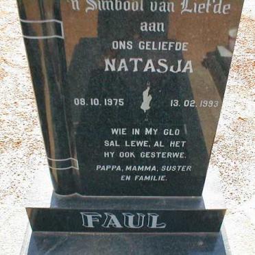 FAUL Natasja 1975-1993