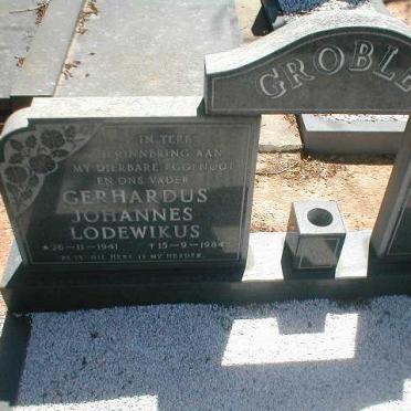GROBLER Gerhardus Johannes Lodewikus 1941-1984