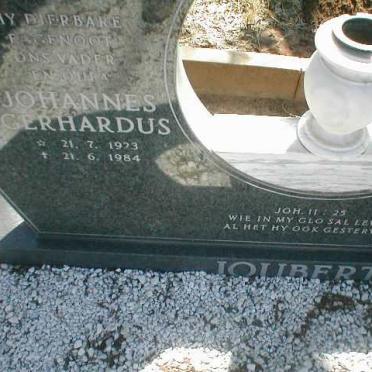 JOUBERT Johannes Gerhardus 1923-1984
