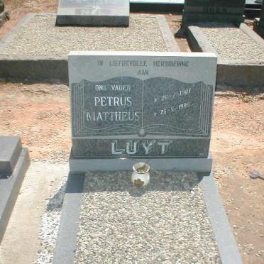 LUYT Petrus Mattheus 1907-1986