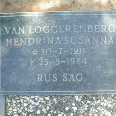 LOGGERENBERG Hendrina Susanna, van 1911-1984