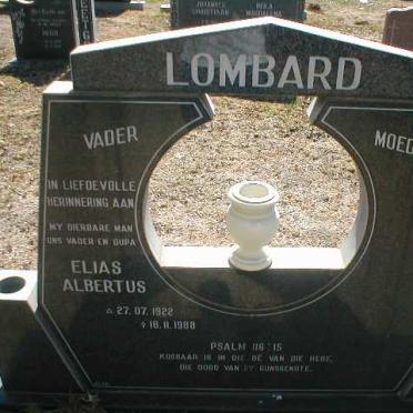 LOMBARD Elias Albertus 1922-1988