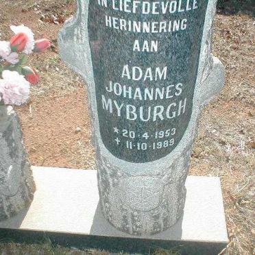 MYBURGH Adam Johannes 1953-1989