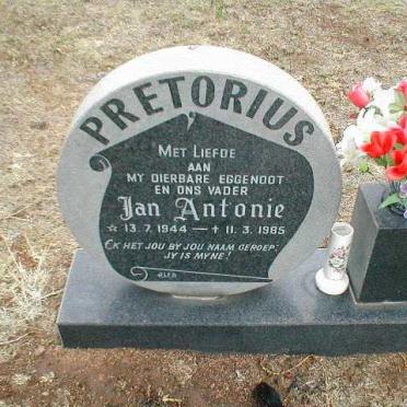 PRETORIUS Jan Antonie 1944-1985