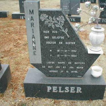PELSER Marianne 1952-1984