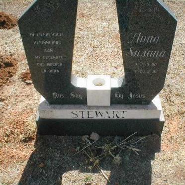 STEWART Anna Susanna 1950-1988