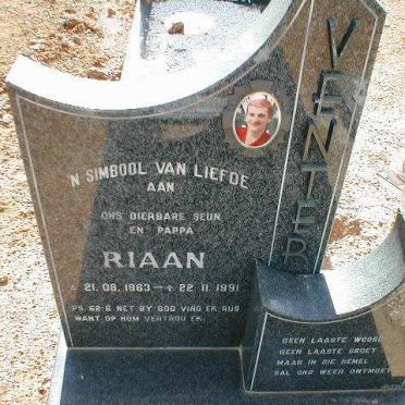 VENTER Riaan 1963-1991