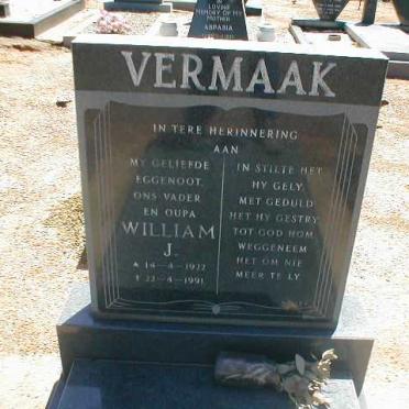 VERMAAK William J. 19??-1991