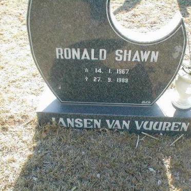 VUUREN Ronald Shawn, Jansen van 1967-1989