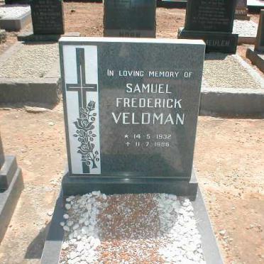 VELDMAN Samuel Frederick 1932-1986