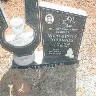 VILJOEN Marthinus Johannes 1963-1986
