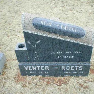 VENTER Rean 1962-1982, ROETS Dalene 1964-1982