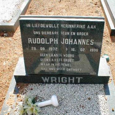 WRIGHT Rudolph Johannes 1972-1996