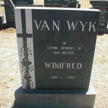 WYK Winifred, van 1901-1982