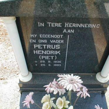 ? Petrus Hendrik 1936-1993