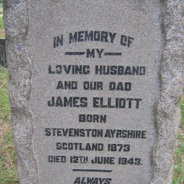 ELLIOTT James 1873-1943