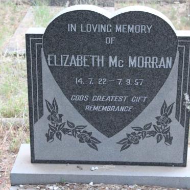 McMORRAN Elizabeth 1922-1957
