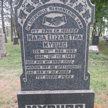 MYBURG Maria Elizabetha 1885-1945