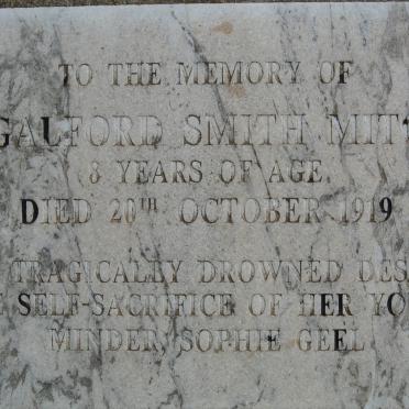 MITCHELL ? Galford Smith -1919