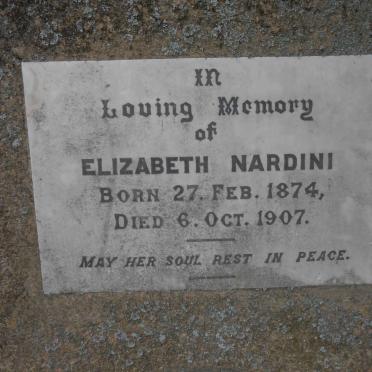 NARDINI Elizabeth 1874-1907